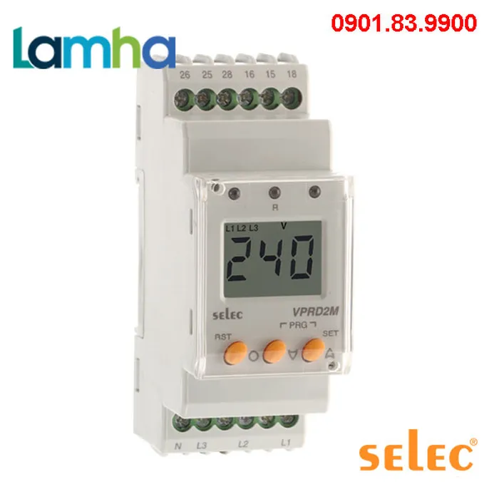 Rơ le bảo vệ điện áp Selec VPRD2M-BL