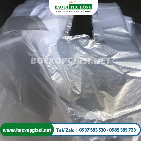 Túi xốp trắng gai hàng chợ Túi xốp trắng gai hàng chợ