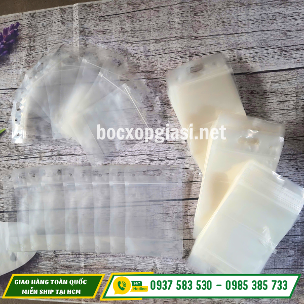 Túi zip trà chanh khóa kéo tiện lợi, giá sỉ tại Bao Bì Thu Hồng