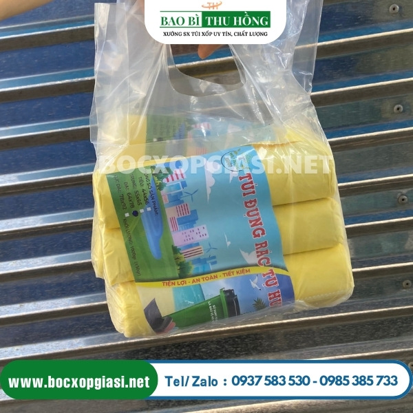 Túi rác tự hủy thân thiện môi trường Túi rác tự hủy thân thiện môi trường