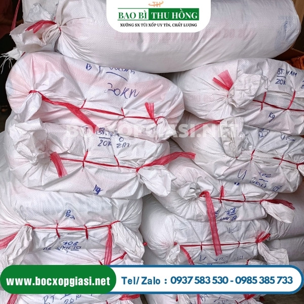 Bao tay nilon đóng gói 25kg/ bao Bao tay nilon đóng gói 25kg/ bao