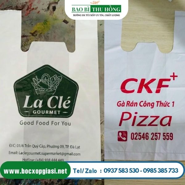 Nhận in túi xốp đựng thực phẩm giá rẻ, theo yêu cầu Nhận in túi xốp đựng thực phẩm giá rẻ, theo yêu cầu