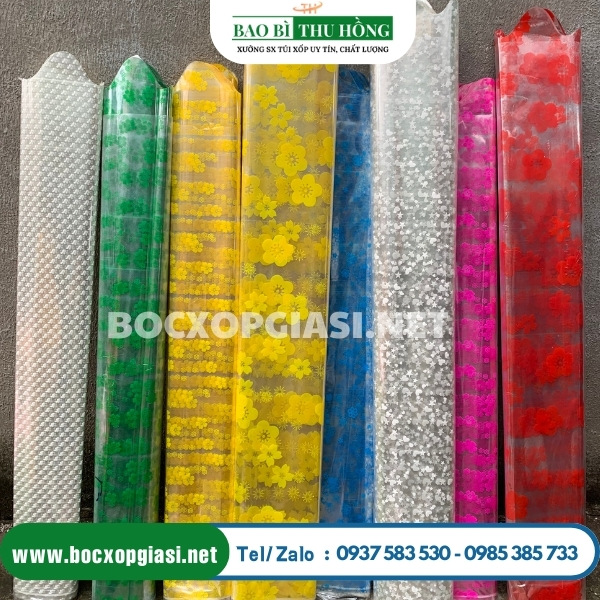 Giấy kiếng gói giỏ quà trong in họa tiết dễ thương Giấy kiếng gói giỏ quà trong in họa tiết dễ thương