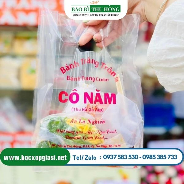 In túi hột xoài cho các cơ sở kinh doanh bánh tráng, đồ ăn vặt In túi hột xoài cho các cơ sở kinh doanh bánh tráng, đồ ăn vặt