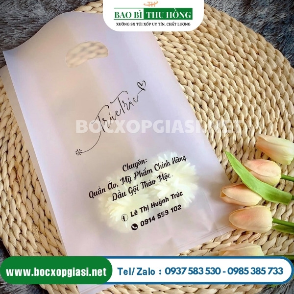 in túi nilon cho cửa hàng quần áo, mỹ phẩm in túi nilon cho cửa hàng quần áo, mỹ phẩm