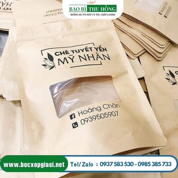 Túi zipper giấy in logo, thương hiệu để quảng bá sản phẩm Túi zipper giấy in logo, thương hiệu để quảng bá sản phẩm