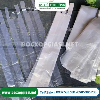 Túi nilon đựng bánh mì dài