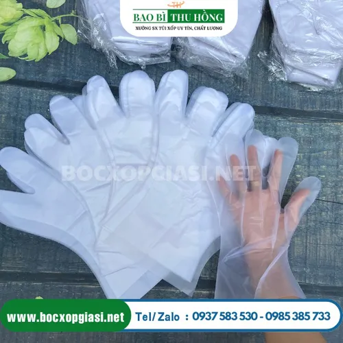 Bao tay nilon PE dùng 1 lần