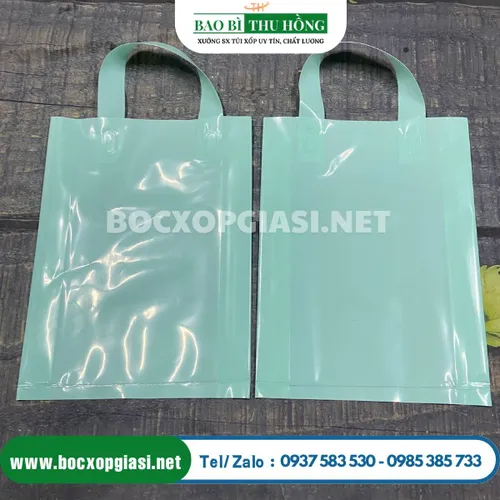 Túi ép quai màu xanh ngọc