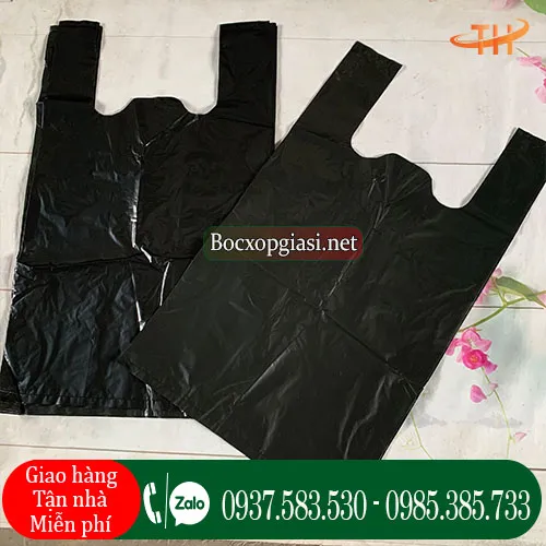 Túi xốp zin màu đen bóng chất lượng giá rẻ tại TPHCM