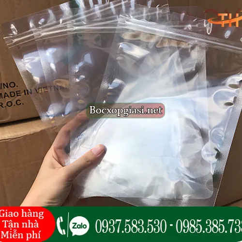 TÚI ZIPPER TRONG ĐÁY ĐỨNG