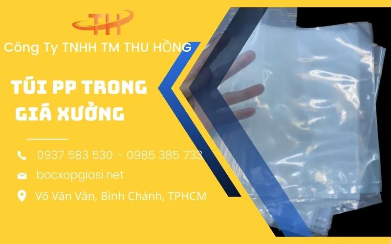 Công Ty sản xuất túi pp trong suốt giá tốt tại TpHCM