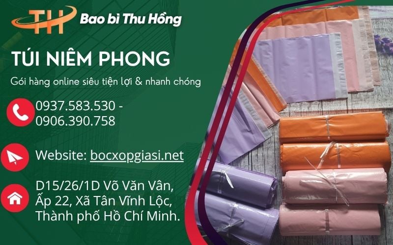 Lợi Ích Khi Dùng Túi Niêm Phong Đóng Gói Hàng Hóa Online