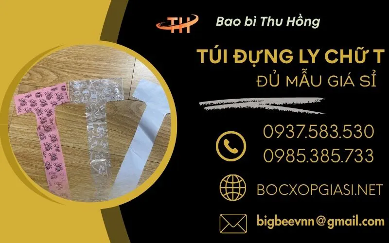 Cung cấp túi đựng ly chữ T chất lượng giá sỉ