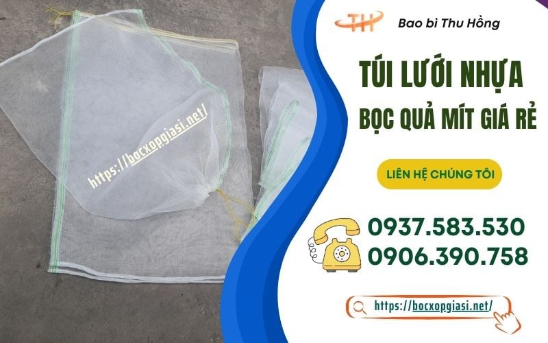 Túi lưới bọc mít lưới nhựa chống côn trùng gây hại cho nhà vườn