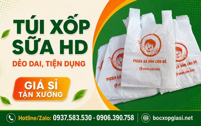 In túi sữa HD 2 quai chất lượng giá sỉ tốt nhất