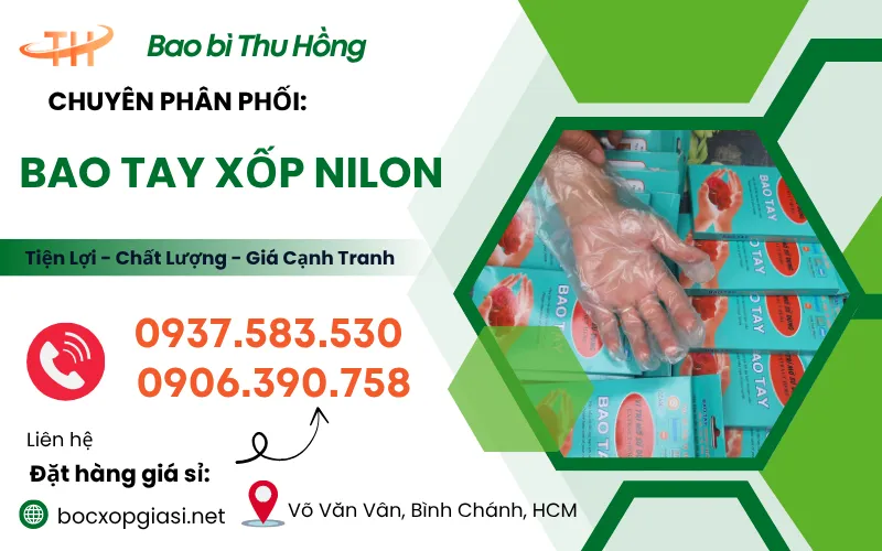 Cần nhập bao tay xốp nilon lấy số lượng sỉ giá tốt