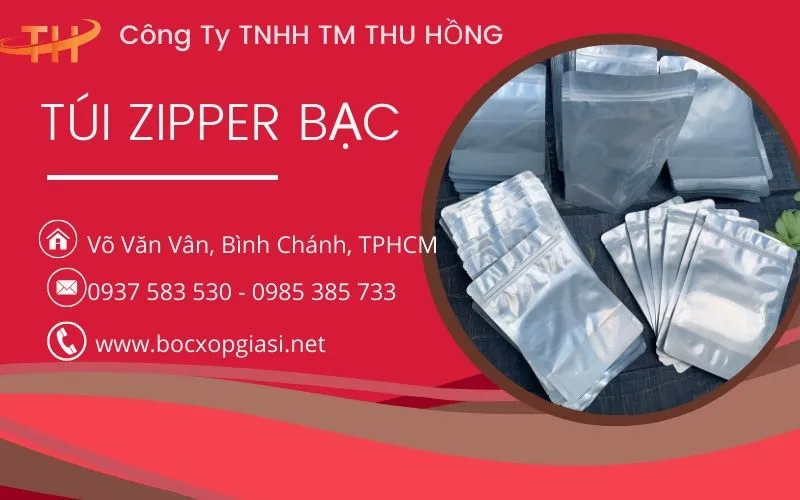 Mua Túi zipper bạc đáy đứng giá rẻ nhất TpHCM