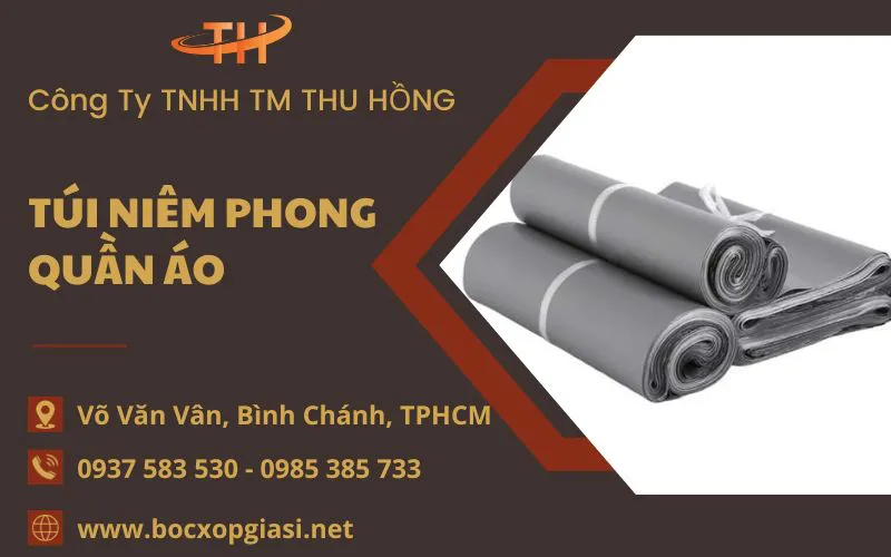 Mua Túi niêm phong đóng gói quần áo giá rẻ ở đâu tại TpHCM