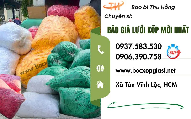 Báo giá xốp lưới bọc trái cây cập nhật mới nhất