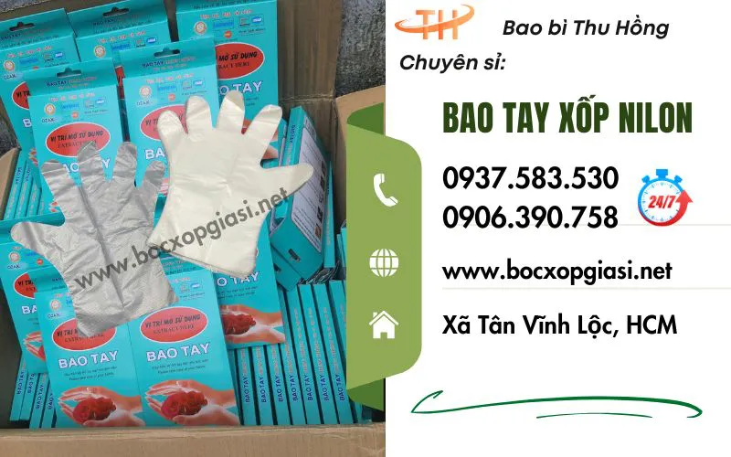 Nguồn sỉ bao tay nilon giá rẻ giao nhanh toàn quốc