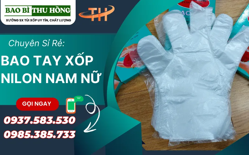 Xưởng giao sỉ bao tay nilon trắng tin cậy giá tốt