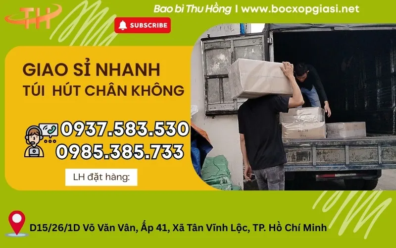 Bao bì Thu Hồng giao nhanh 25 thùng túi hút chân không giá sỉ