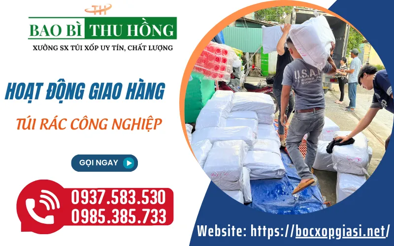 Túi rác công nghiệp giao hàng sỉ tận nơi miễn ship tại HCM