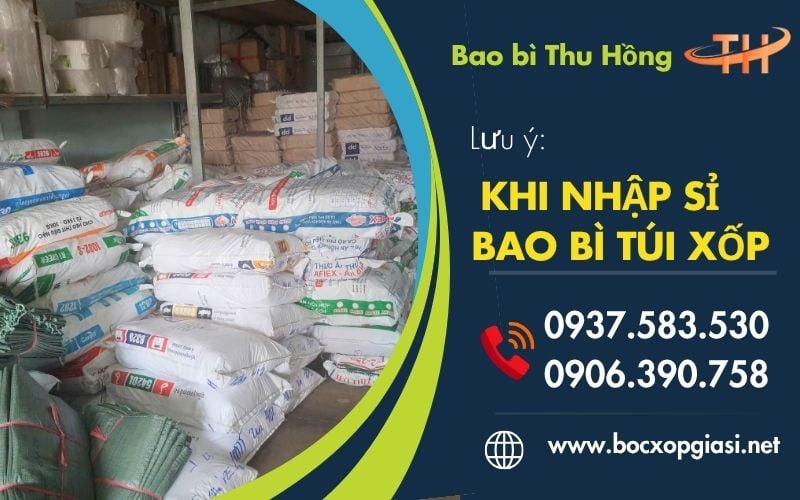 Lưu Ý Khi Nhập Túi Xốp Giá Sỉ Cho Cửa Hàng Bao Bì