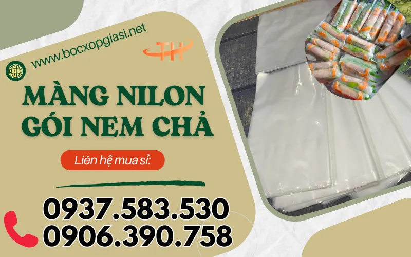 Cần mua sỉ rẻ màng nilon gói nem chả ở HCM