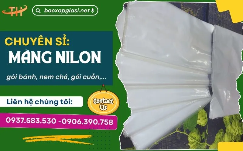Cần mua số lượng nhiều màng nilon làm nem chả ở HCM giá rẻ