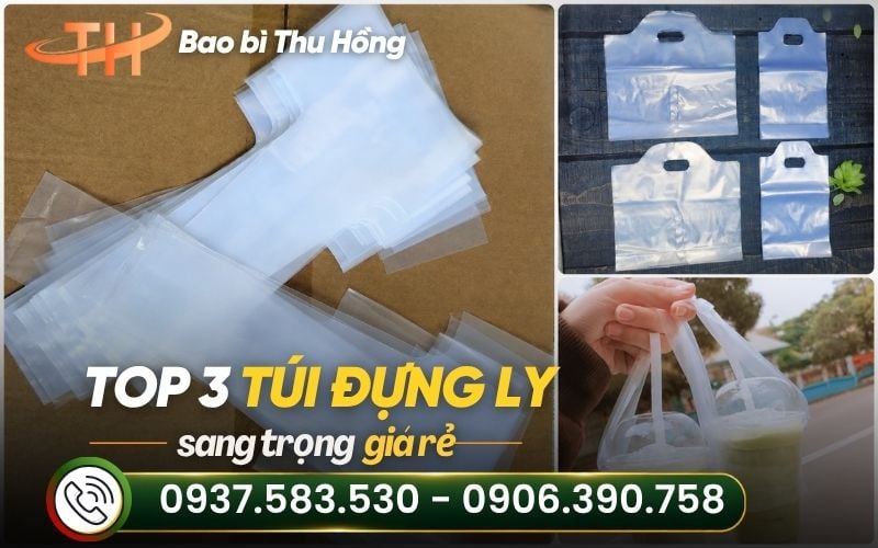Gợi Ý Các Loại Túi Đựng Ly Giá Sỉ Rẻ Cho Quán Trà Sữa