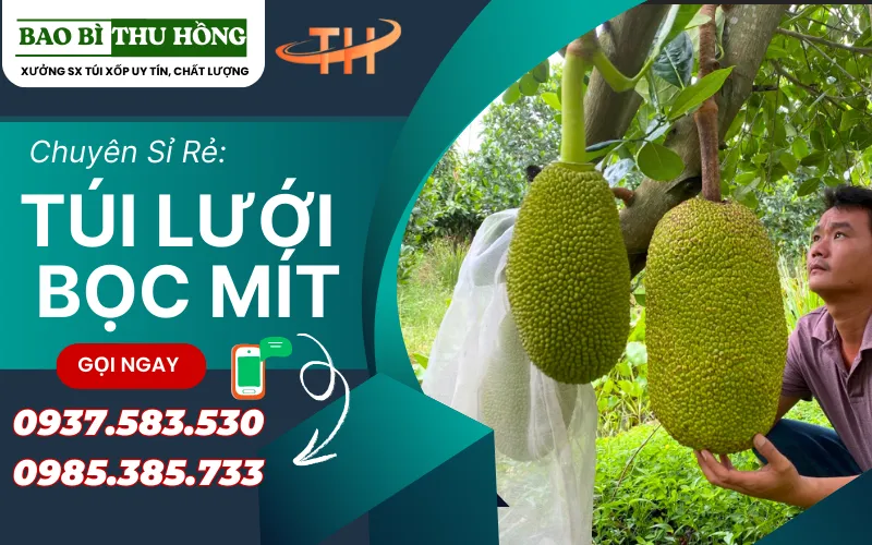 Bán túi lưới bọc mít đủ kích thước cho nhà vườn rẻ nhất