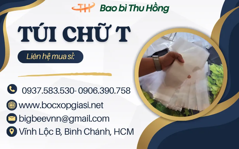 Nơi bán túi chữ T đựng ly chất lượng giá sỉ tốt nhất tại TPHCM