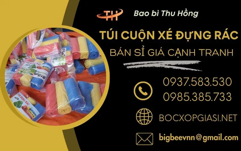 Cách chọn túi cuộn xé đựng rác bền, dai, phù hợp từng loại thùng rác