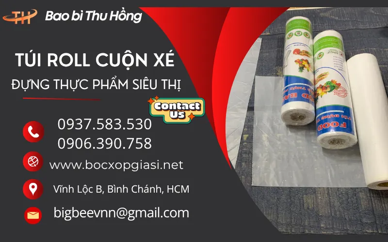 Cung cấp sỉ túi xé siêu thị tiện lợi, đa kích cỡ, giá rẻ