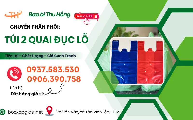 Bán túi xốp đục lỗ đủ màu chất lượng giá sỉ