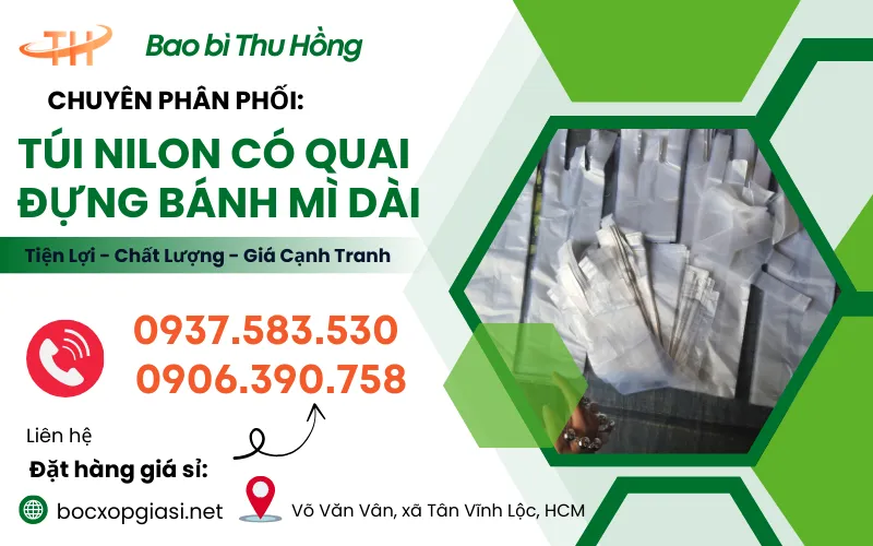 Túi nilon đựng bánh mì dài giá sỉ tận xưởng tại TP.HCM