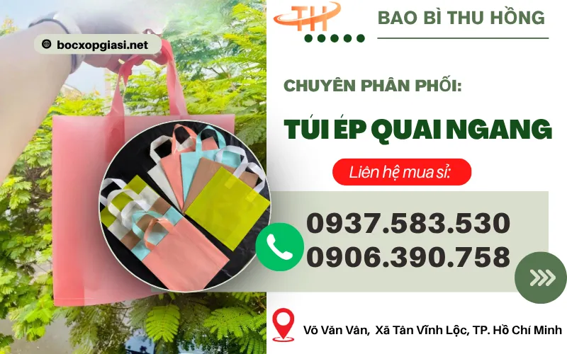 Túi quai ngang ép nhiệt mua sỉ giá rẻ