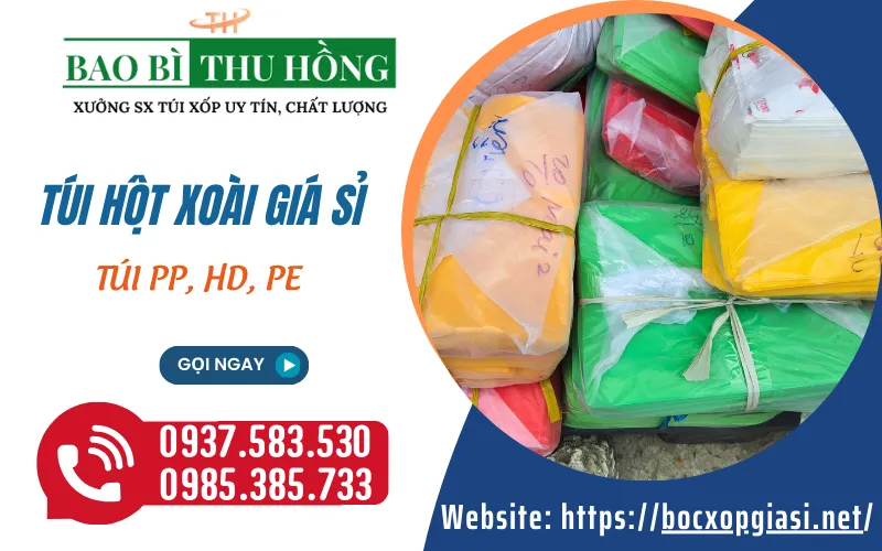 Phân phối túi hột xoài PE, PP, HD đủ loại chất lượng giá rẻ
