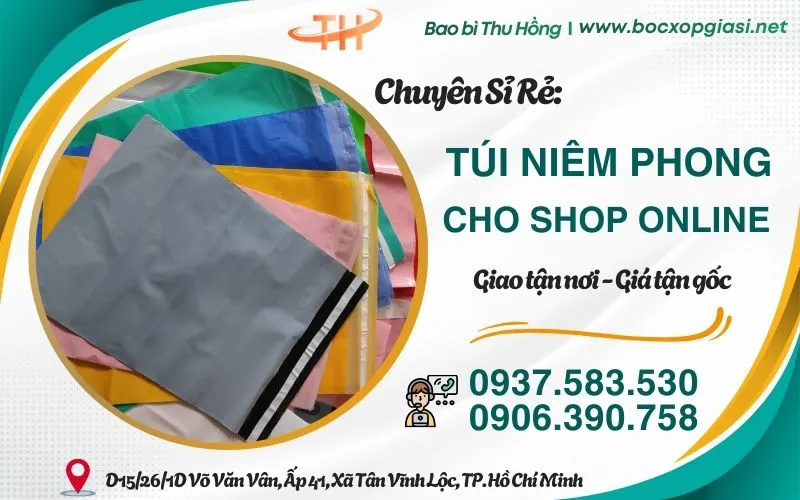 Cách chọn túi niêm phong phù hợp cho shop online