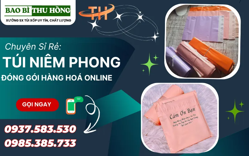 Túi niêm phong dán miệng bảo mật – Bán sỉ lẻ toàn quốc, giao tận nơi siêu nhanh