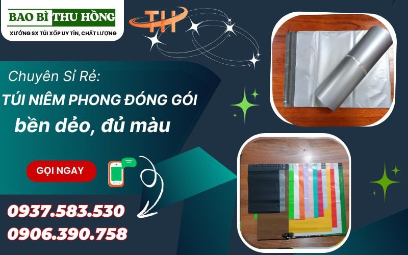 Túi Niêm Phong Gói Hàng Chống Thấm Nước cho Shop Online