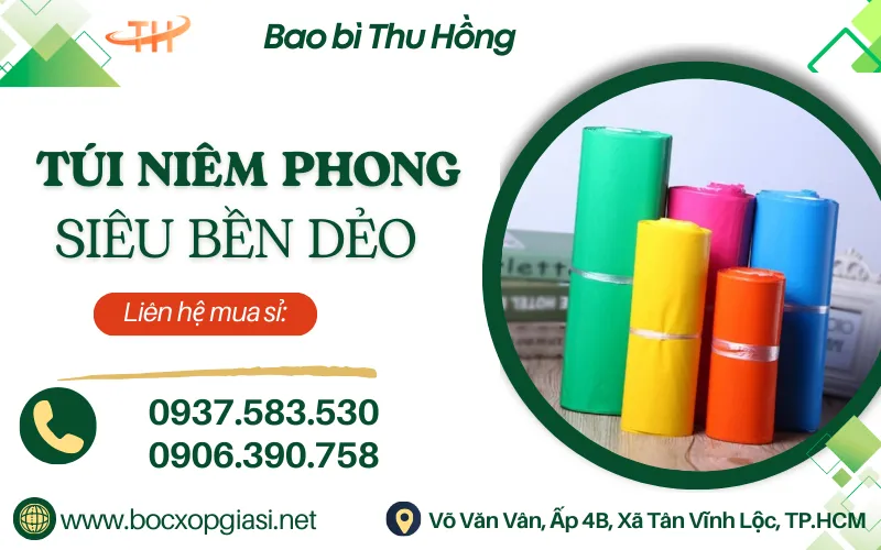 Bỏ sỉ túi niêm phong 1 da – 2 da đủ kích cỡ giá tốt nhất