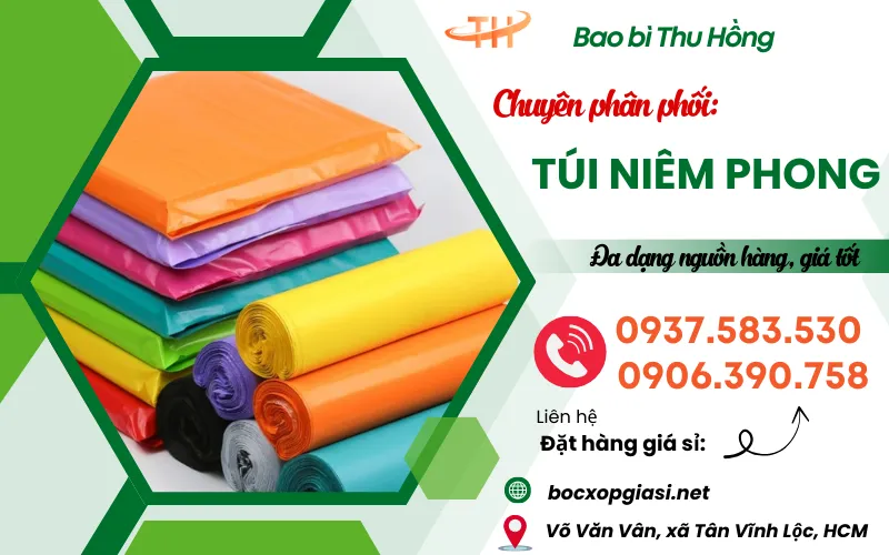 Túi niêm phong có những loại nào và mua sỉ ở đâu uy tín