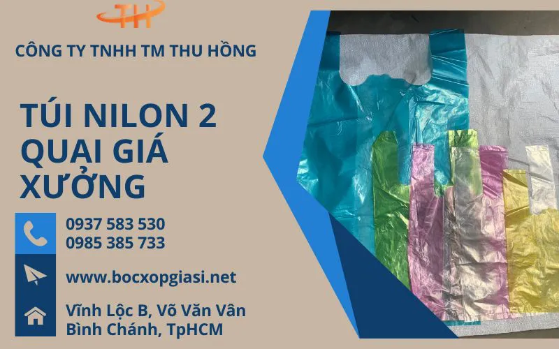 Bỏ sỉ túi nilon 2 quai có giá bán buôn tốt nhất