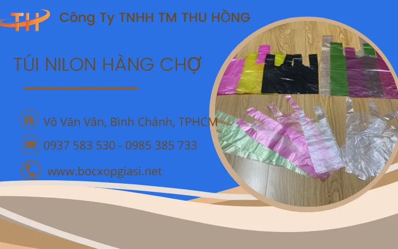 Cung cấp Túi nilon hàng chợ, túi xốp đựng ly giá sỉ cho Đại Lý