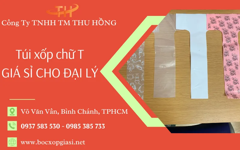 Túi xốp chữ T giá sỉ cho Đại Lý tại TPHCM