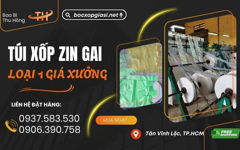 Chuyên sỉ túi xốp bóng mỡ zin gai loại 1 giá tốt, hàng dày đẹp, dùng an toàn