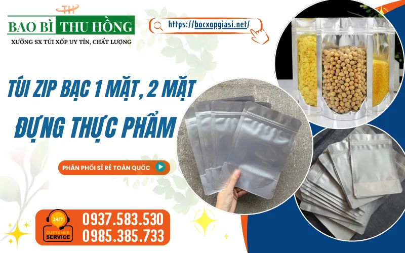 Dùng túi ziplock bạc đựng thực phẩm có an toàn không